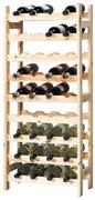 Kesper 69360 Borospolca 36 palackhoz, fenyő, 120 x51 x 27 cm