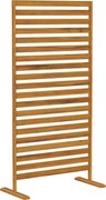 Outsunny fa paraván, 170 x 80 cm — kültéri támrács és elválasztó kertbe, teraszra | Aosom
