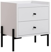 Fehér éjjeliszekrény Mayra – Marckeric