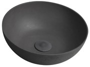 Sapho - FORMIGO ráültethető mosdó Ø 39 cm, beton/antracit