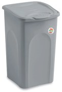 STEFANPLAST Primavera szennyeskosár 38 L, szürke