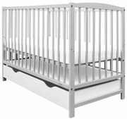 New Baby Lilly kiságy fiókkal, szürke