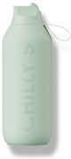 Termoláhev Chilly's Bottles - jemná zelená 500ml, edice Series 2 Flip
