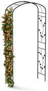 Blumfeldt FloraBelle Curve rózsaszín boltív, dekoratív levélminták, időjárásálló, segédeszköz kúszónövényekhez