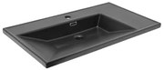 Cabinet washbasin SAT B-Way 81x46 cm black matt SATBW8046BKM