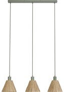 Ledvance - Csillár zsinóron DECOR RAFFIA 3xE27/15W/230V raffia háncs