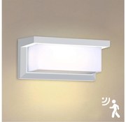 Brilagi Brilagi-LED Kültéri fali lámpa érzékelővel BRICKY LED/12W/230V fehér IP54 BG1701