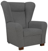 Füles fotel VIVA sötétszürke