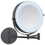Nagyítós kozmetikai tükör világítással (ötszörös nagyítás) ø 25,5 cm Lumi – Wenko