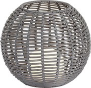 Kültéri asztali lámpa sötétszürke 30 cm LED-del, USB-C-vel újratölthető IP44 - Oli