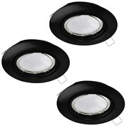Eglo Peneto 900752 fix, süllyesztett lámpa szett, 3x4,6W GU10