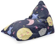 Triangl babzsák gyermek ég, színes