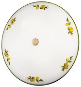 Kolarz 731.U14.4.116 - Mennyezeti lámpa NONNA 4xE27/60W/230V átm. 54 cm citromok