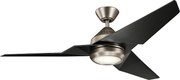 Kichler modern mennyezeti ventilátor jade fekete zöld elsklf-jade-60-ap