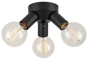 Markslöjd 108549 - Mennyezeti lámpa MAZZO 3xE27/40W/230V fekete
