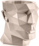 Apollo Világosbézs Poli Virágcserép 12 cm Figura