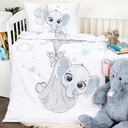 4Home Elephant pamut ágyneműhuzat, 100 x 135 cm, 40 x 60 cm
