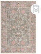 Világoszöld mosható szőnyeg 190x290 cm Una Floral – Flair Rugs