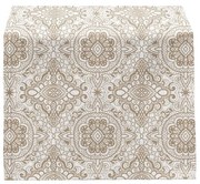 Asztali futó 40x130 cm Beige Mandala – Mila Home