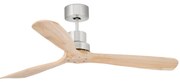 FARO 33373DC - Mennyezeti ventilátor LANTAU fa/matt króm á. 132 cm + távirányítás