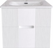 TMP MODENA 60 fali függesztett fürdőszobabútor - SKY E-8099-60 porcelán mosdóval - 61 x 46 x 52 cm