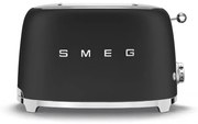 SMEG KENYÉRPIRÍTÓ, retro, 2 szeletes, matt fekete