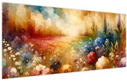 Kép - Színes rét (120x50 cm)