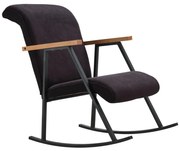 LUNI hintaszék, fekete