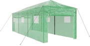 vidaXL Üvegház pop-up kerettel tetővel Zöld 290 x 870 x 315 cm Vas