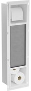 Mexen X-Wall-BP WC-papírtartó tárolóval, fehér - 1924