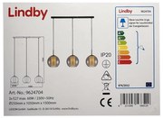 Lindby - Csillár zsinóron YELA 3xE27/60W/230V