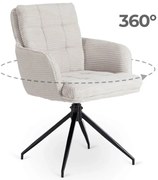 Forgó Étkező/Tárgyaló Fotel Szürke Színben. Akita