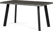 Étkezőasztal 140 × 80 cm MDF szürke tölgy HT-F4514 GREY