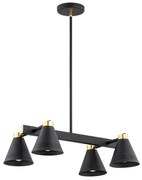 Argon 1774 - Csillár rúdon AVALONE 4xE27/15W/230V arany/fekete