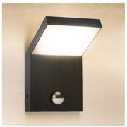 Brilagi - LED kültéri fali lámpa érzékelővel RIANO LED/8W/230V antracit