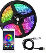 LED RGB szalag tévé mögé - telefonnal vezérelhető - 3 m