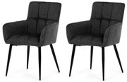 DCH-P3146 GREY2 étkezőszék szett, 2 db