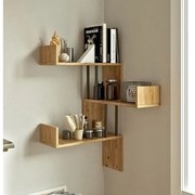 Sarok fali polc 109,4x60 cm Atlantic fenyőből