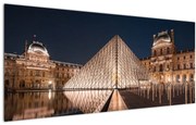 Kép - Louvre éjjel (120x50 cm)