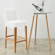 Bárszék Huzat (bársonyos, fehér)