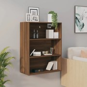 barna tölgyszínű függő faliszekrény 69,5 x 32,5 x 90 cm