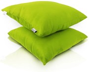 EMI zöld színű 40x40 cm velúr dekor párna