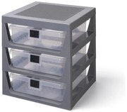 Storage szürke rendszerező 3 fiókkal - LEGO®