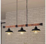 Eglo 44086 - Láncos csillár OLDBURY 3xE27/60W/230V