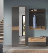 Mason előszoba szett nox tölgy/bazaltszürke