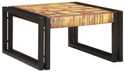 Fürdőszobai polc polcokkal 60 x 50 x 23 cm Tömör mangófa és vas