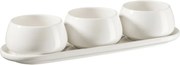 Mäser Tálalóedény-készlet alátéttel, 4 db TAYA
