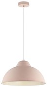 Eglo 54964 - Csillár zsinóron TRURO-P 1xE27/60W/230V rózsaszín