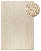 Krémszínű juta szőnyeg 190x280 cm Bouclé – Hanse Home