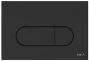 VitrA Root Round Flush Plate, Matt Black 740-2211